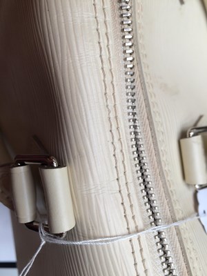 Lot 1031 - Louis Vuitton Cream Epi Leather Speedy Bag,...