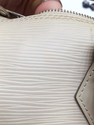 Lot 1031 - Louis Vuitton Cream Epi Leather Speedy Bag,...
