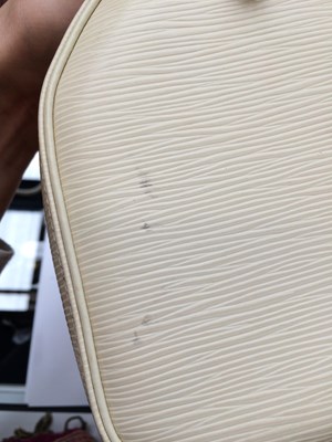 Lot 1031 - Louis Vuitton Cream Epi Leather Speedy Bag,...