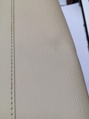 Lot 1031 - Louis Vuitton Cream Epi Leather Speedy Bag,...