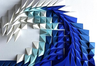 Lot 37 - URBAN LAYERS 3D (Contemporary) "The Wave" 3D...
