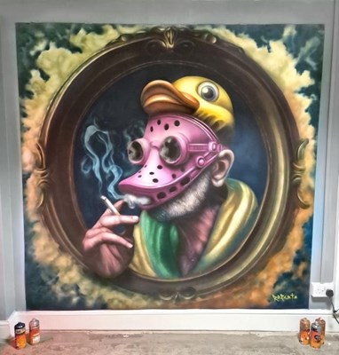 Lot 40 - REPLETE (Contemporary) "Duck & Croc" Signed,...