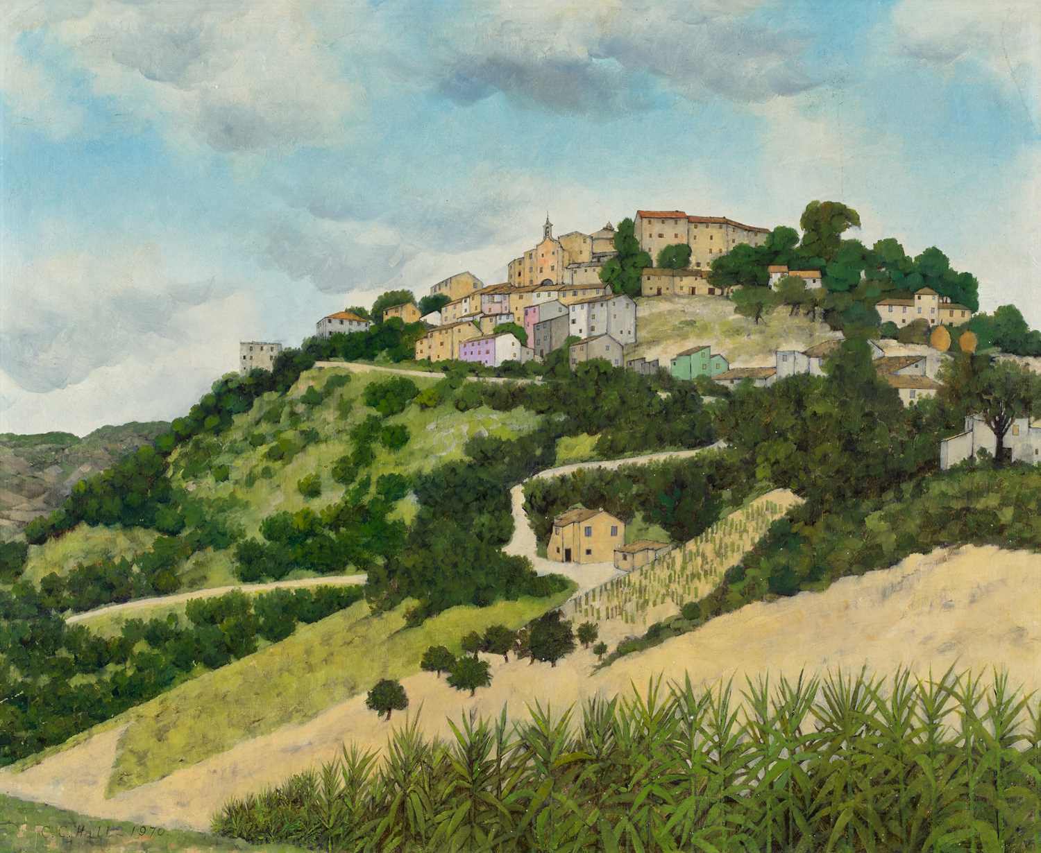 Lot 58 - Christopher Compton Hall (1930-2016) "Hillside...