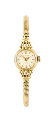 Lot 2281 - Rolex: A Lady's 18 Carat Gold Wristwatch,...