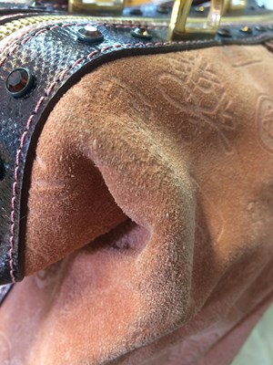 Lot Loewe Suede 160 Aniversario Fiel A La Piel Bag,...