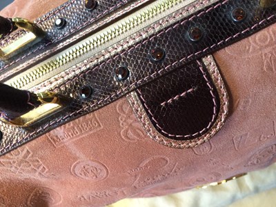 Lot Loewe Suede 160 Aniversario Fiel A La Piel Bag,...