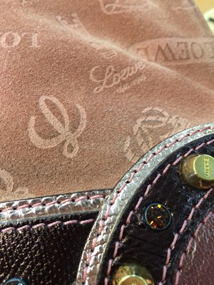 Lot Loewe Suede 160 Aniversario Fiel A La Piel Bag,...