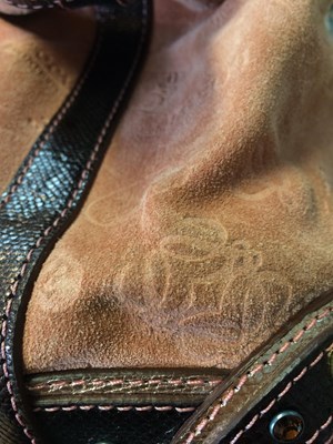 Lot Loewe Suede 160 Aniversario Fiel A La Piel Bag,...