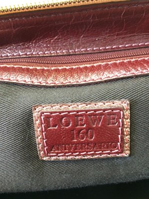 Lot Loewe Suede 160 Aniversario Fiel A La Piel Bag,...
