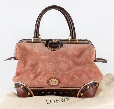 Lot Loewe Suede 160 Aniversario Fiel A La Piel Bag,...
