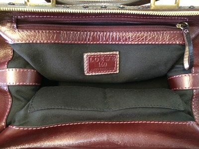 Lot Loewe Suede 160 Aniversario Fiel A La Piel Bag,...