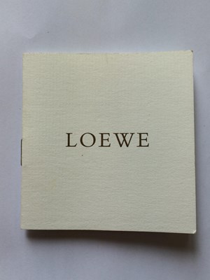 Lot Loewe Suede 160 Aniversario Fiel A La Piel Bag,...