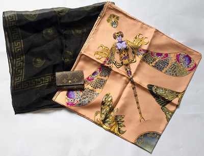 Lot 1034 - Gianni Versace Sheer Scarf, 42cm by 157cm, a...