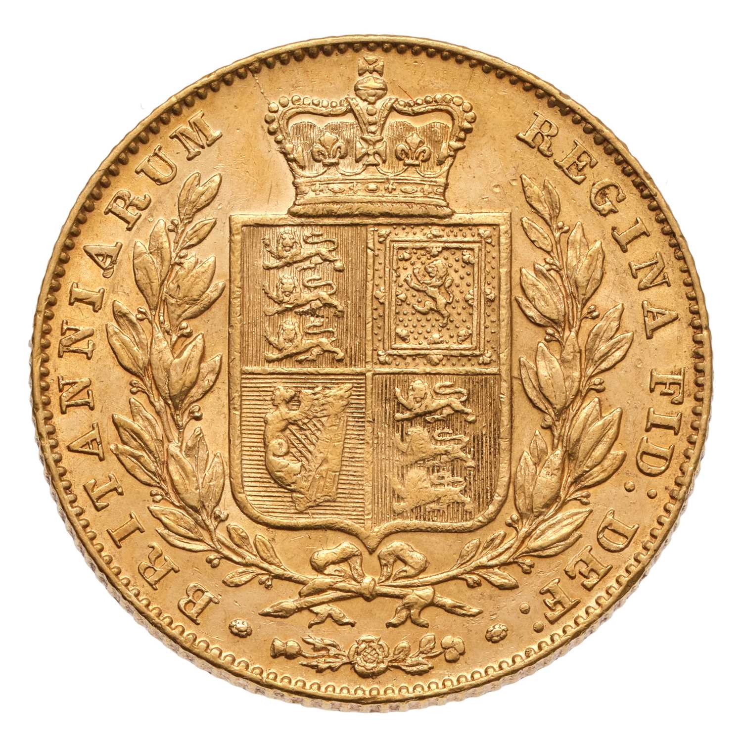 Lot 136 - Victoria, Sovereign 1846, (Marsh 29, S.3852),...