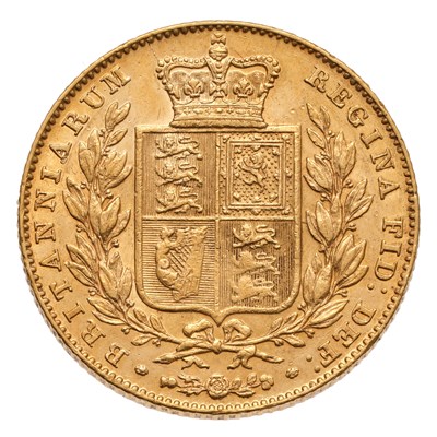 Lot 136 - Victoria, Sovereign 1846, (Marsh 29, S.3852),...