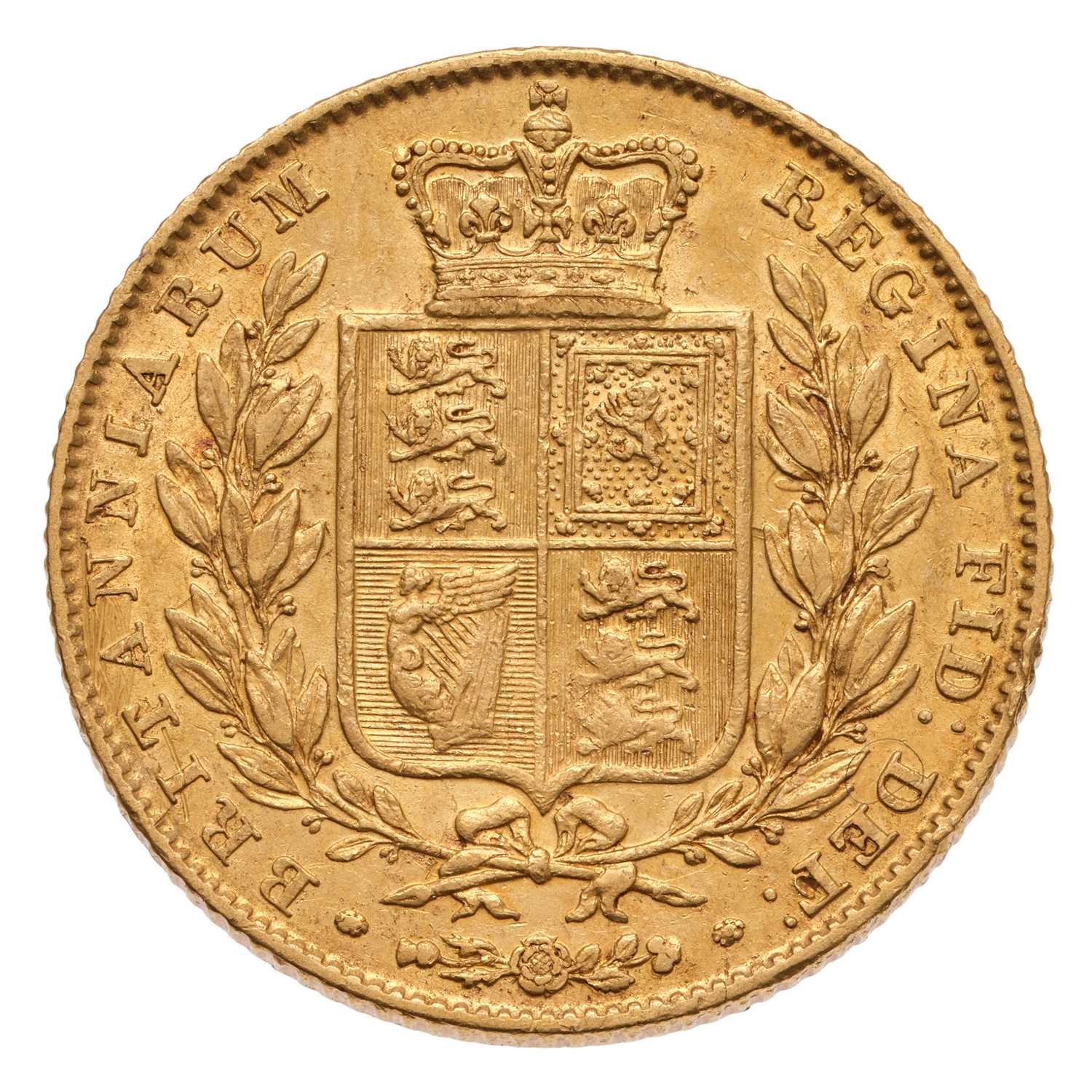 Lot 134 - Victoria, Sovereign 1843, (Marsh 26, S.3852),...