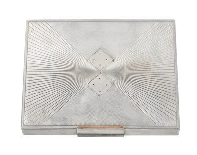 Lot 2095 - A French Silver Plate Minaudiere