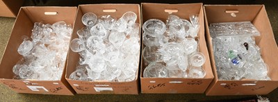 Lot 342 - Various Mixed Suites of Cut Table Glassware,...