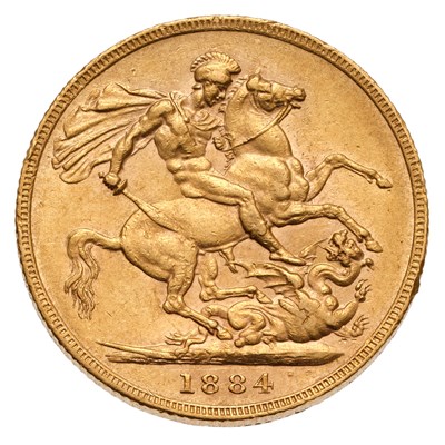 Lot 146 - Victoria, Sovereign 1884, (Marsh 92, S.3856B),...