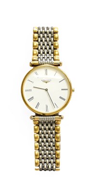 Lot 328 - A Bi-Metal Longines Wristwatch, Ref: L4 6352,...