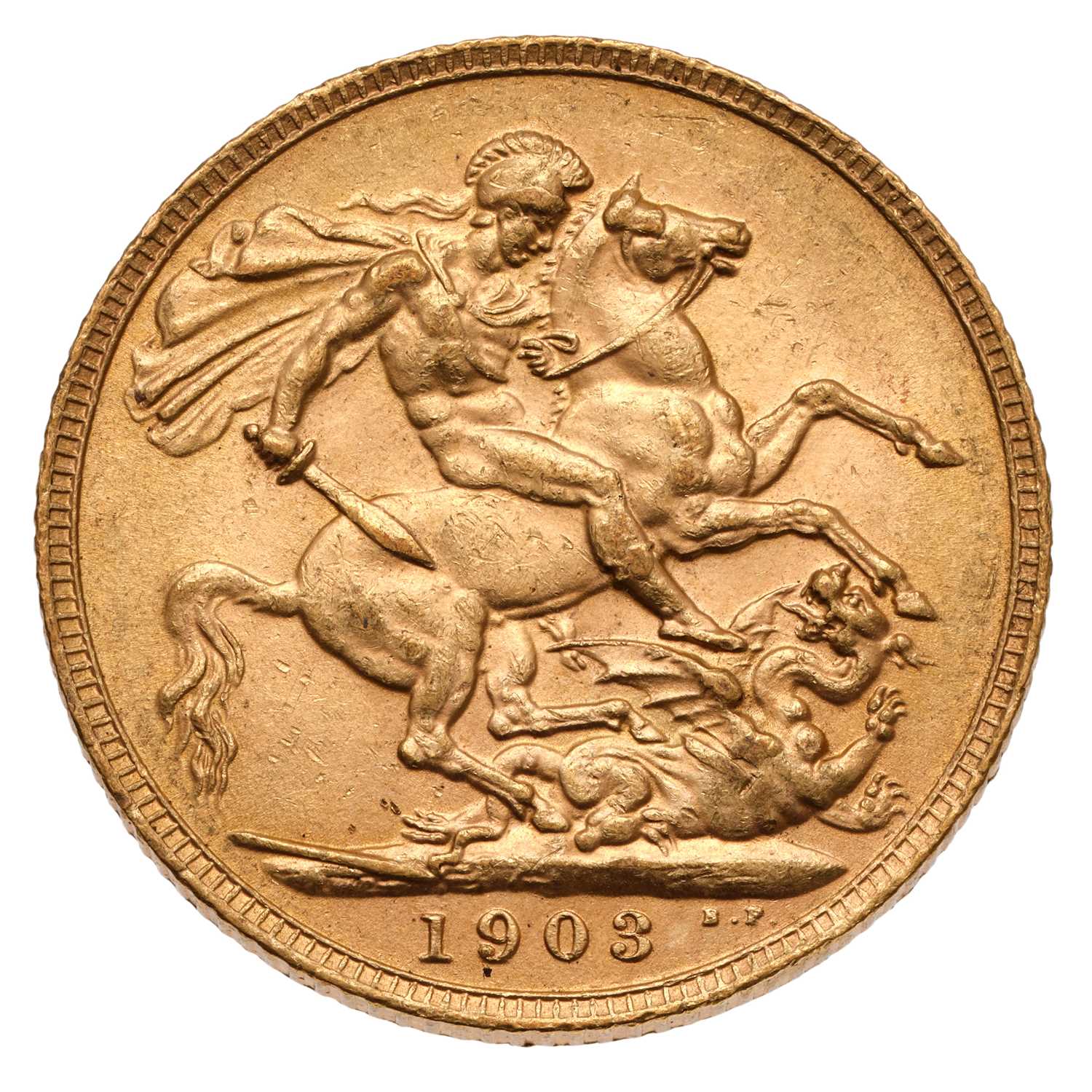 Lot 180 - Edward VII, Sovereign 1903; good extremely fine