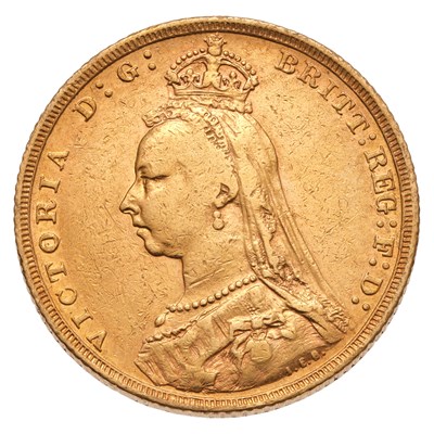 Lot 155 - Victoria, Sovereign 1891M, Melbourne Mint;...