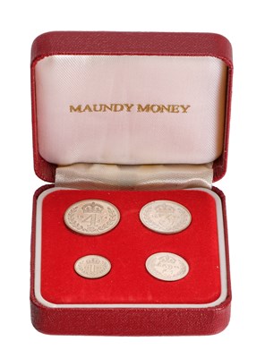 Lot 80 - Elizabeth II, Maundy Set 1974; 4 coin set...