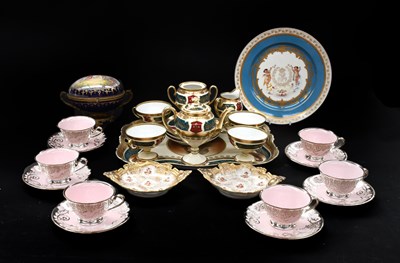 Lot 351 - A Vienna Style Porcelain Cabaret Set,...