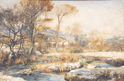 Lot 384 - Charles James Fox (c.1860-1932) Snowbound...