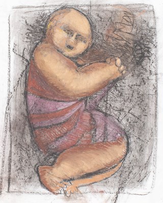 Lot 399 - Annette de Mestre (b.1936) "Cocoon Baby III"...