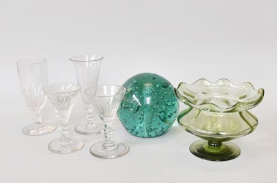 Lot 182 - Large Stourbridge Green Glass Dump, green...