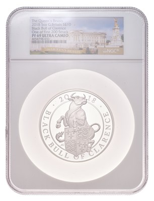 Lot 409 - UK, Silver Proof 5oz Ten Pounds 2018, The...