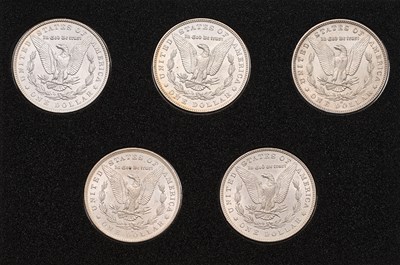 Lot 119 - USA, 15x 'Morgan' Dollars, comprising: 1878,...