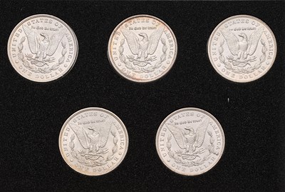 Lot 119 - USA, 15x 'Morgan' Dollars, comprising: 1878,...