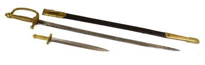 Lot 290 - A US Model 1840 Musician's Sword, with 66cm...