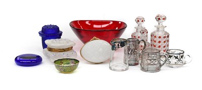 Lot 344 - A Ruby Glass Bowl, possibly Whitefriars,...