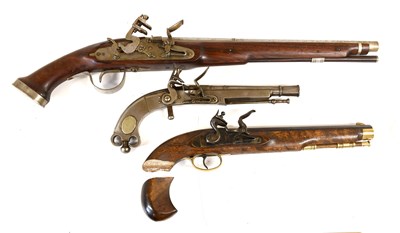 Lot 364 - Three Non-working Copies of Pistols,...