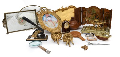 Lot 359 - A Set of Brass Postal Scales, marquetry and...