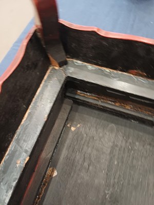 Lot 69 - A Chinese Cinnabar Lacquer Stand, Qing Dynasty,...