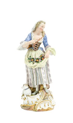 Lot 50 - A Meissen Porcelain Figure, late 19th century,...
