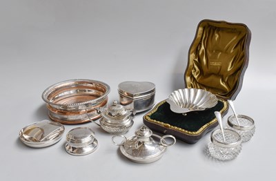 Lot 117 - A Collection of Assorted Silver and Silver...