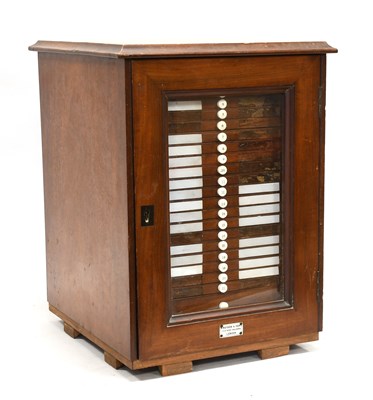Lot 120 - W Watson & Sons Microscope Slide Cabinet