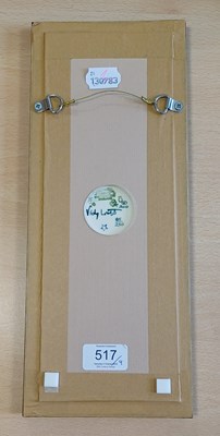 Lot 517 - Modern Moorcroft Double Take Carp Plaque,...