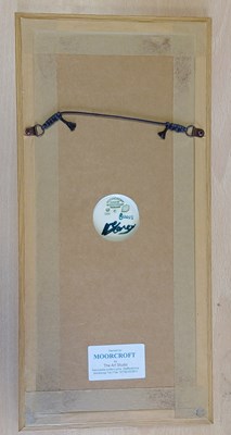 Lot 517 - Modern Moorcroft Double Take Carp Plaque,...