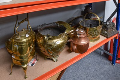 Lot 315 - A Collection of Assorted Metalwares, including;...