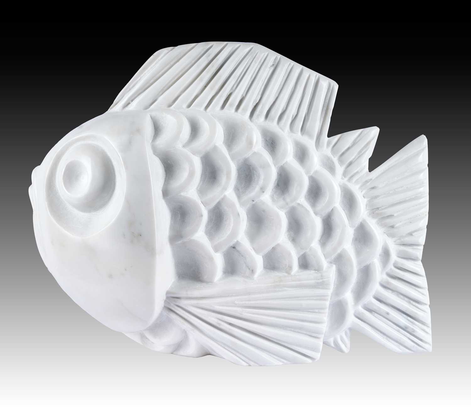 Lot 147 - Darren Yeadon (b.1970) Fish Signed, Carrara...