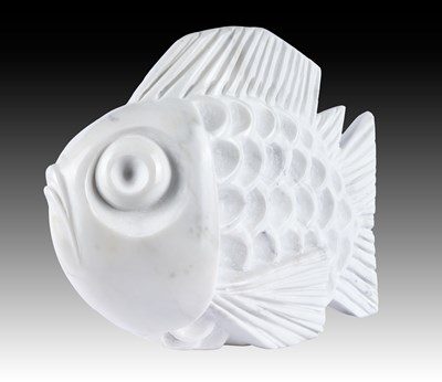 Lot 147 - Darren Yeadon (b.1970) Fish Signed, Carrara...