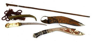 Lot 302 - A 19th Century Fruitwood Swordstick, with...