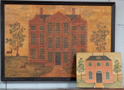 Lot 433 - British School (20th Century) Stately home...