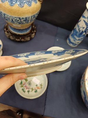 Lot 30 - A Pair of Chinese Porcelain Saucers, 18th...